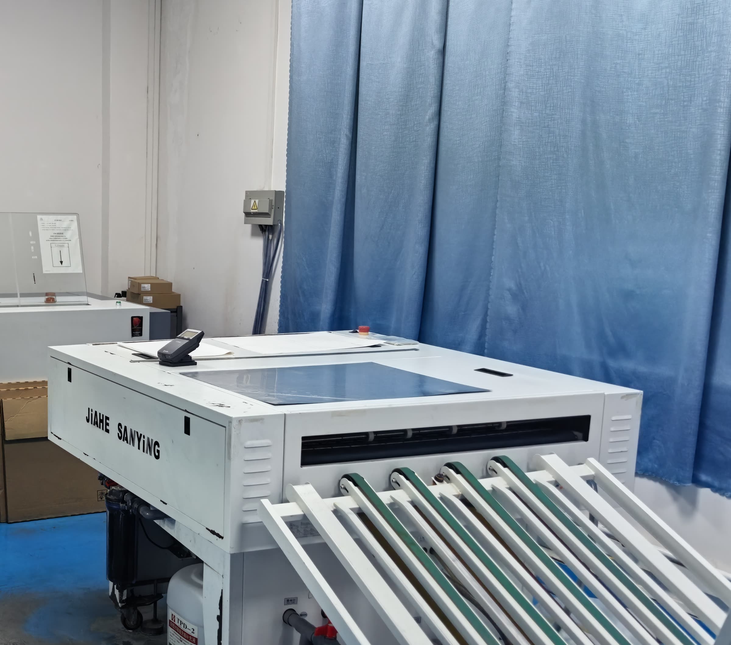 CTP plate-making equipment in P&M's owned Guangdong factory