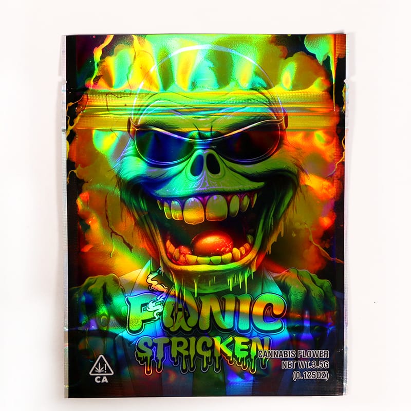 custom printed stand up pouches cannabis bags laser p&m packaging 13