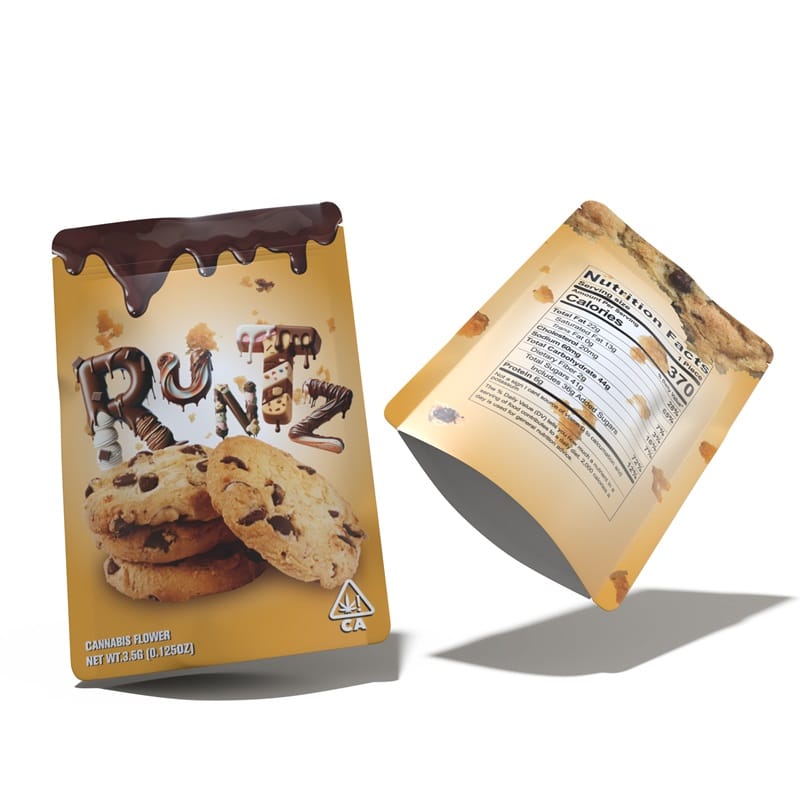 custom printed stand up pouches cannabis bags p&m packaging 5