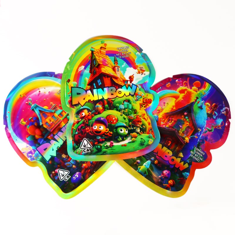custom printed shaped mylar bags cannabis pouches p&m 2412 (5)