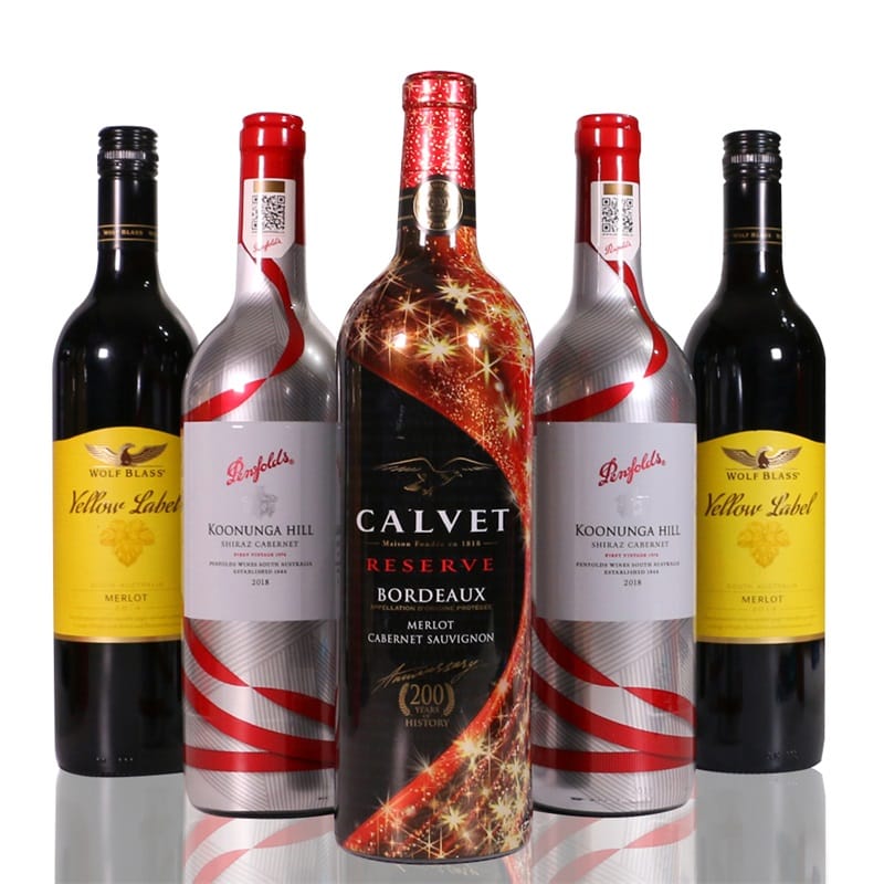 shrink labels & tamper evident shrink bands for wine p&m 2412 1